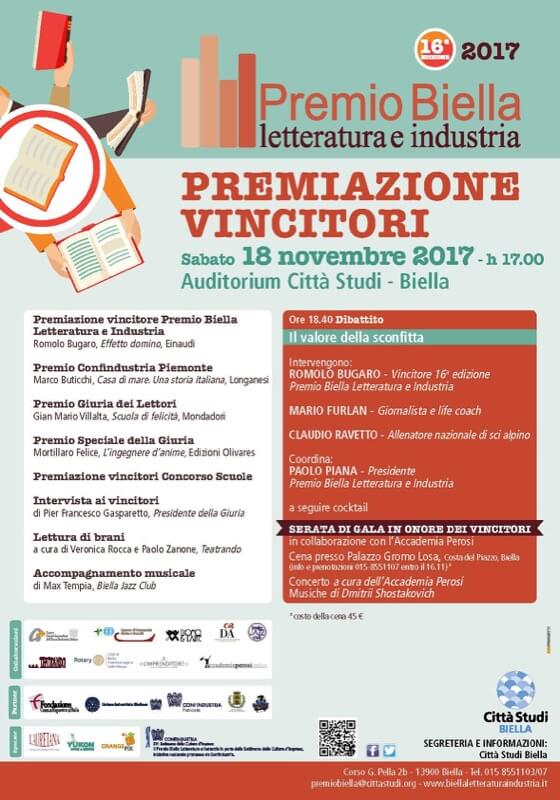  Premio Biella Letteratura Industria
