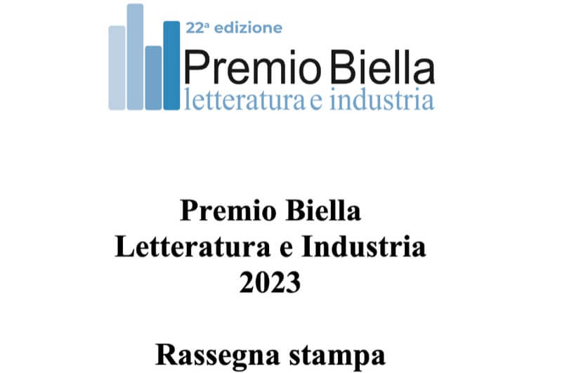  Premio Biella Letteratura Industria