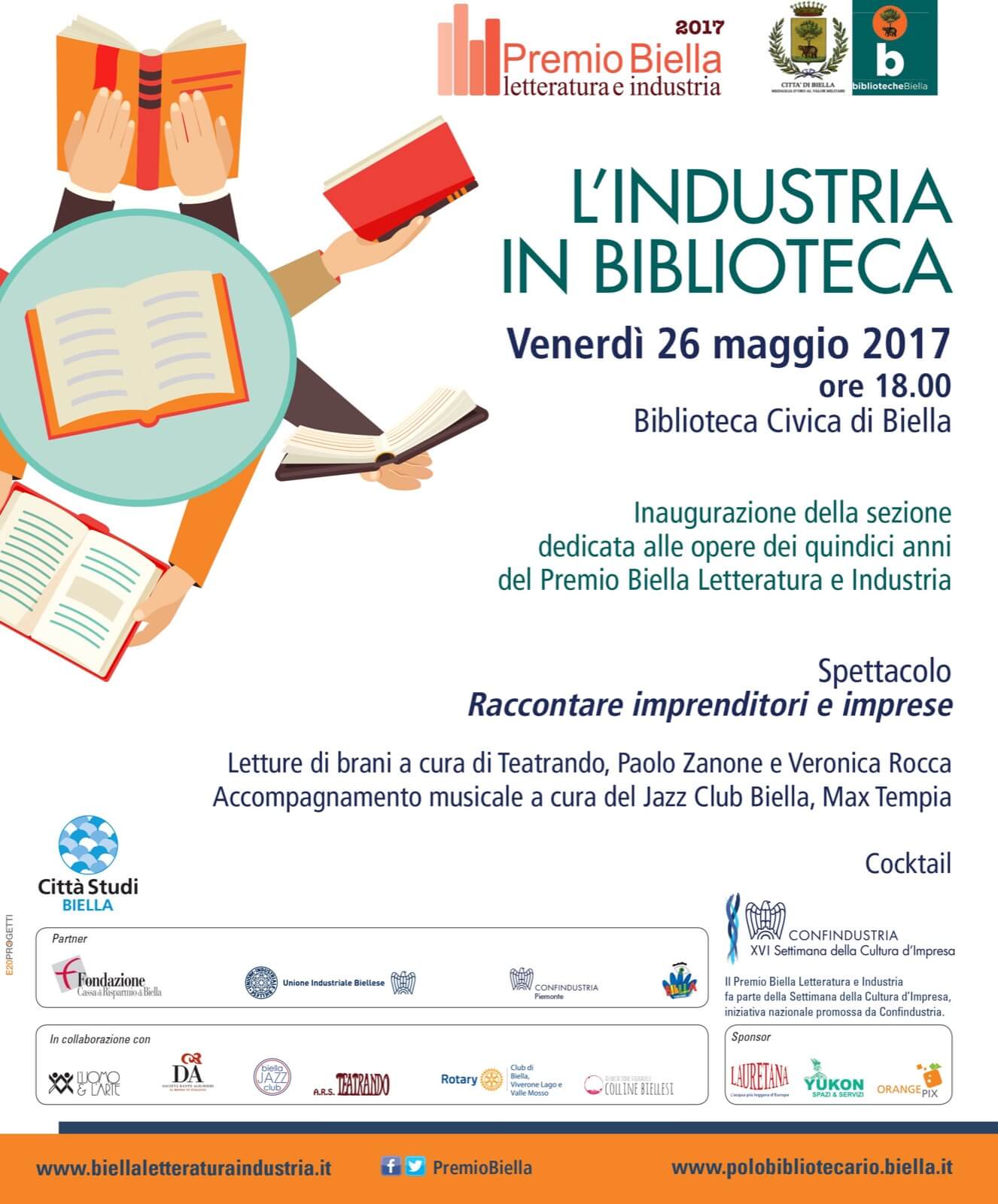 L'Industria in biblioteca | Premio Biella Letteratura Industria