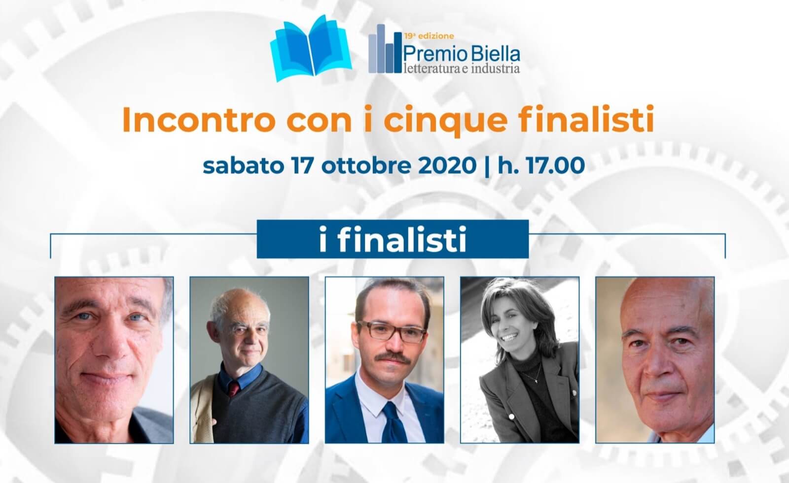 Incontro online con i cinque finalisti dell'edizione 2020 | Premio Biella Letteratura Industria