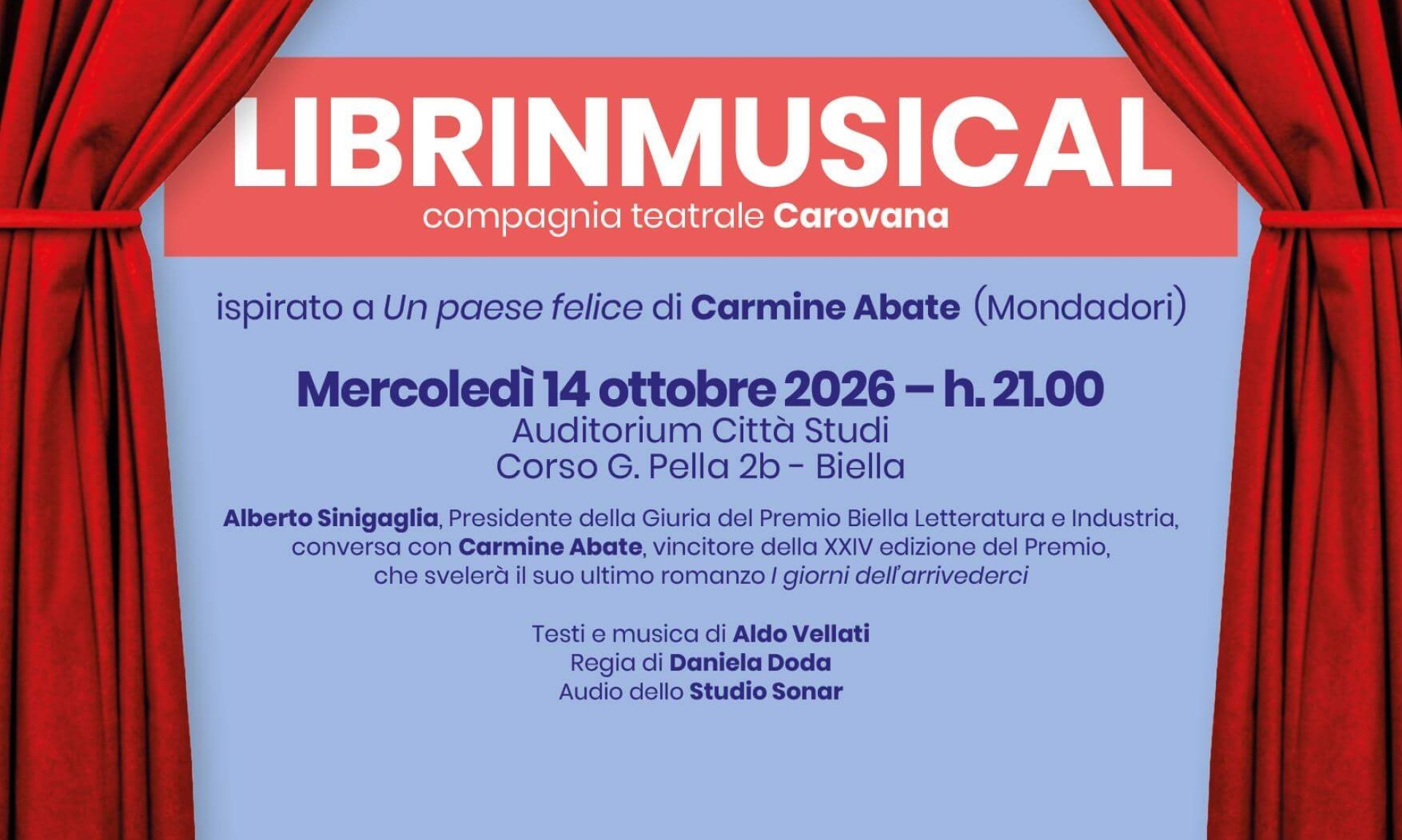 LIBRINMUSICAL 2026 | Premio Biella Letteratura Industria