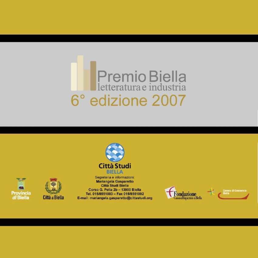 Edizione 2007 | Premio Biella Letteratura Industria