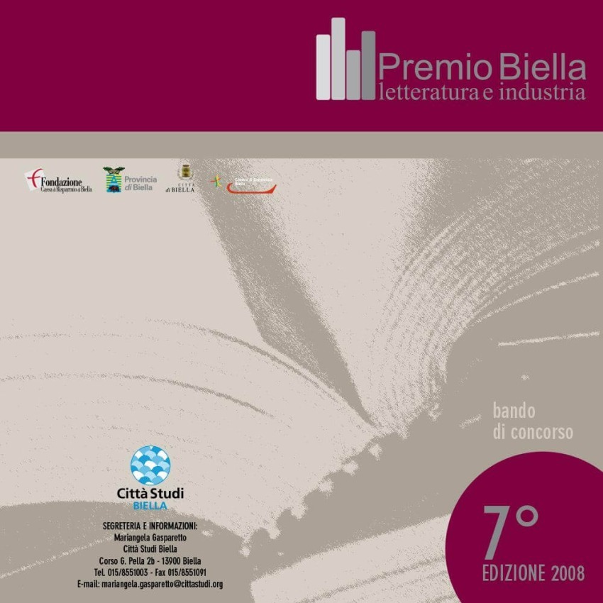 Edizione 2008 | Premio Biella Letteratura Industria